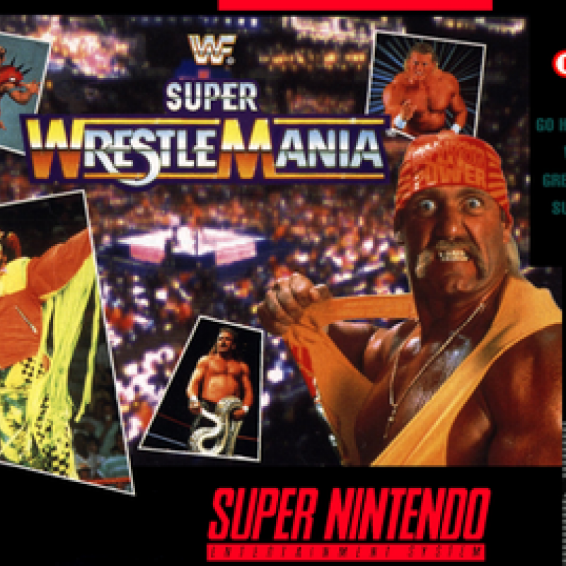 SNES WWF Super WrestleMania AKA WWF Super WrestleMania Super Nintendo